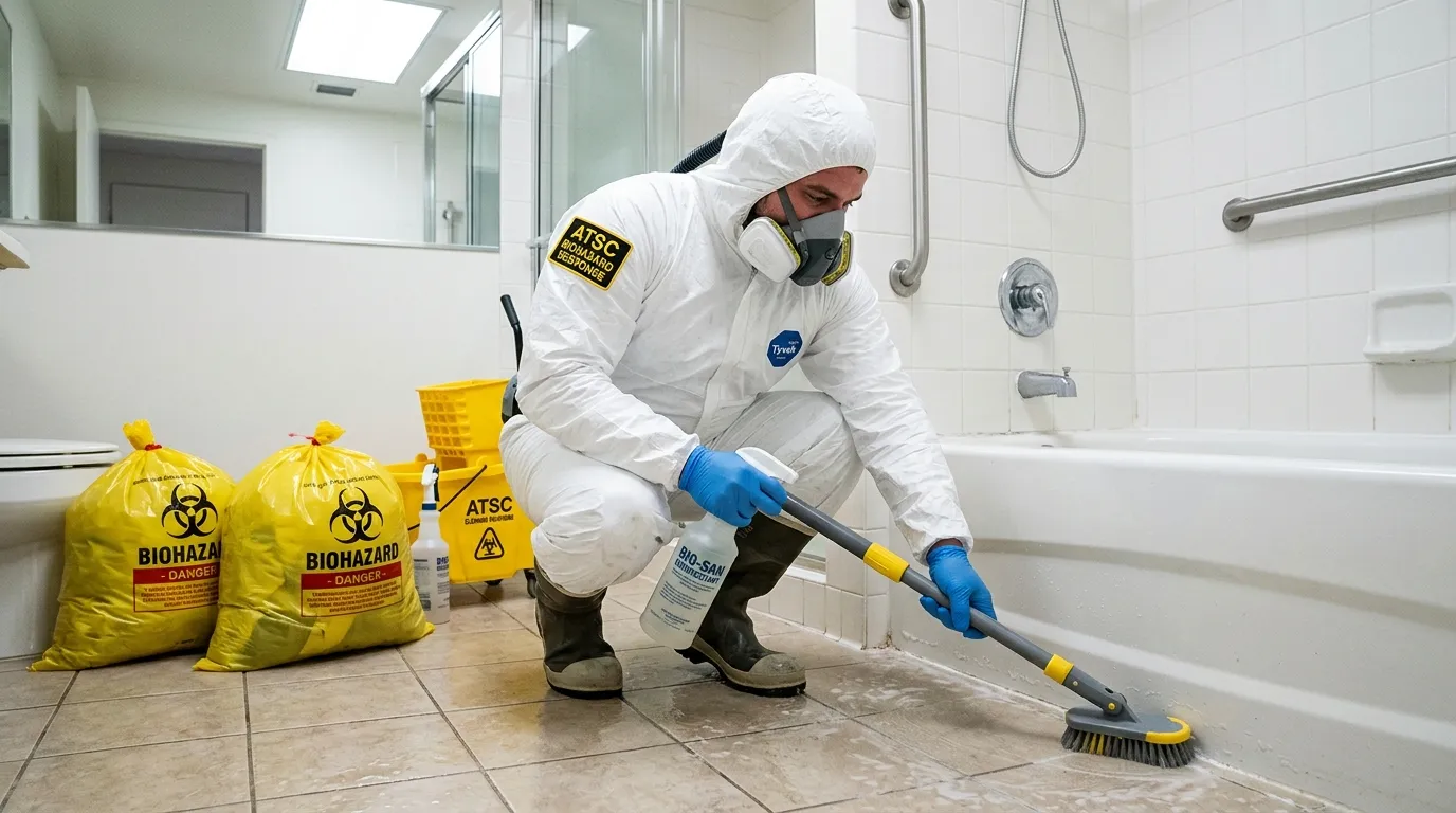 Decontamination equipment deployed for Blood Cleanup in Sappington